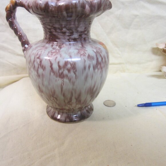 VTG DRIP GLAZED PITCHER, GERMANY 542, BEAUTIFUL COLORS - Picture 3 of 7